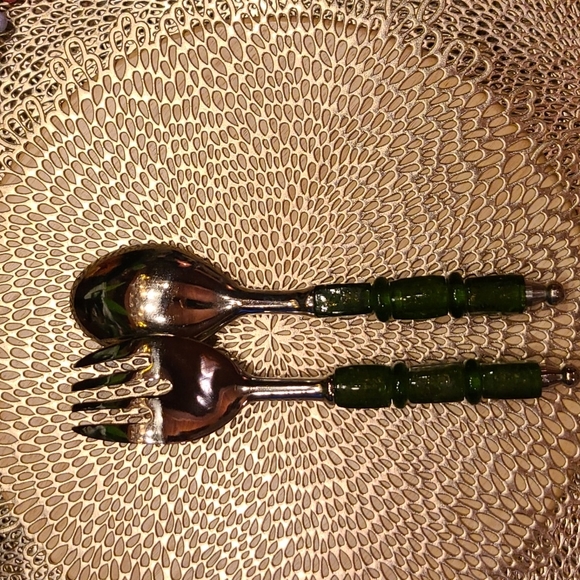 Artistic Accents Fork and Spoon Serveware Set - Picture 6 of 9